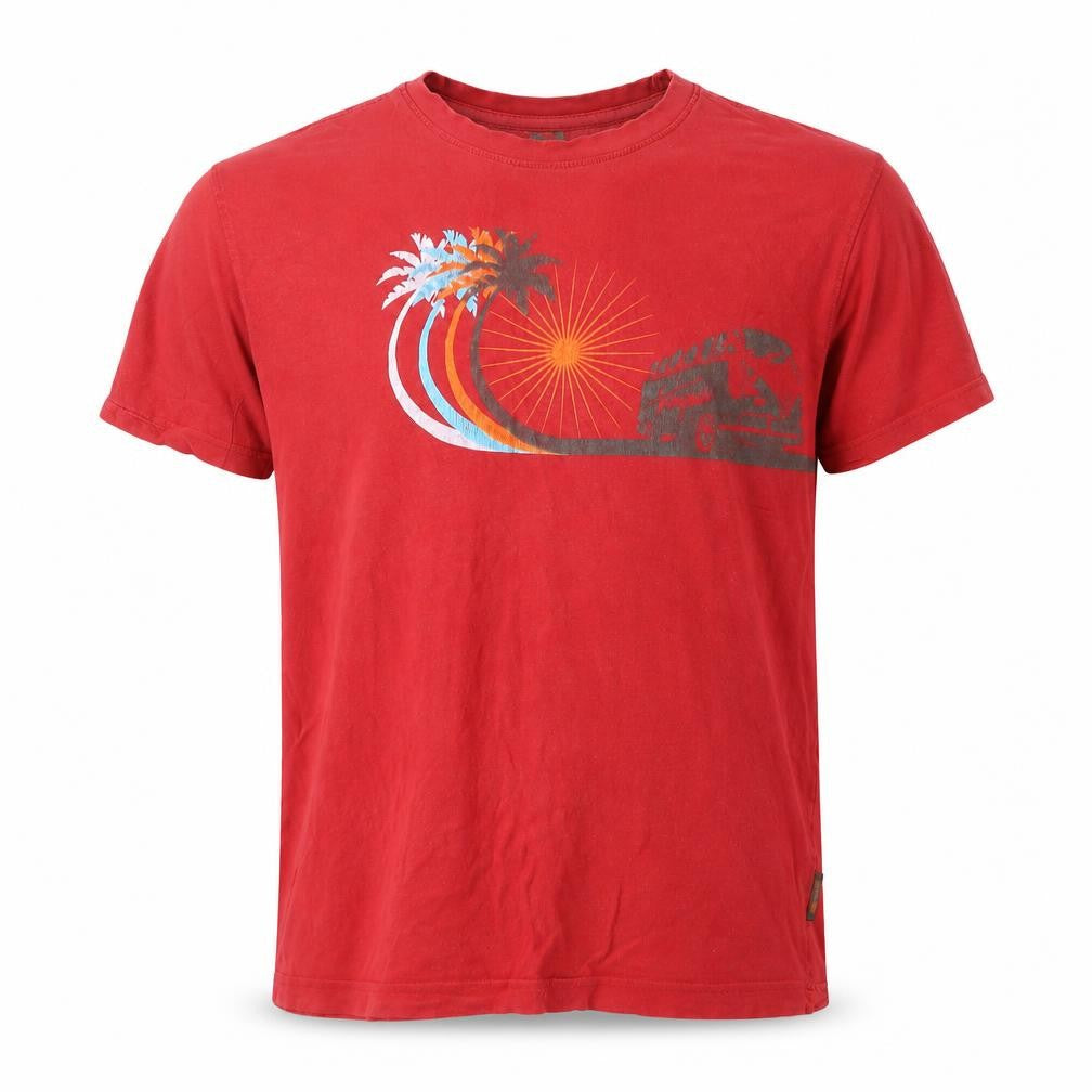 Trespass Men's Red Graphic Beach T-Shirt Medium