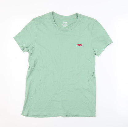 Levi's Womens Green XS Basic Cotton Tee