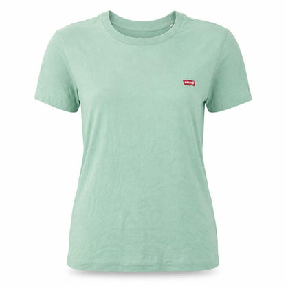 Levi's Womens Green XS Basic Cotton Tee