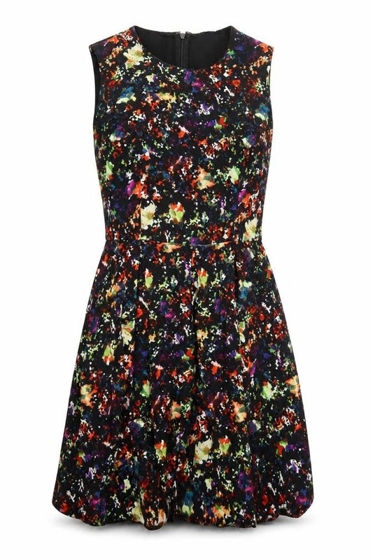 Gap Women's Multicoloured Floral Dress Size 10