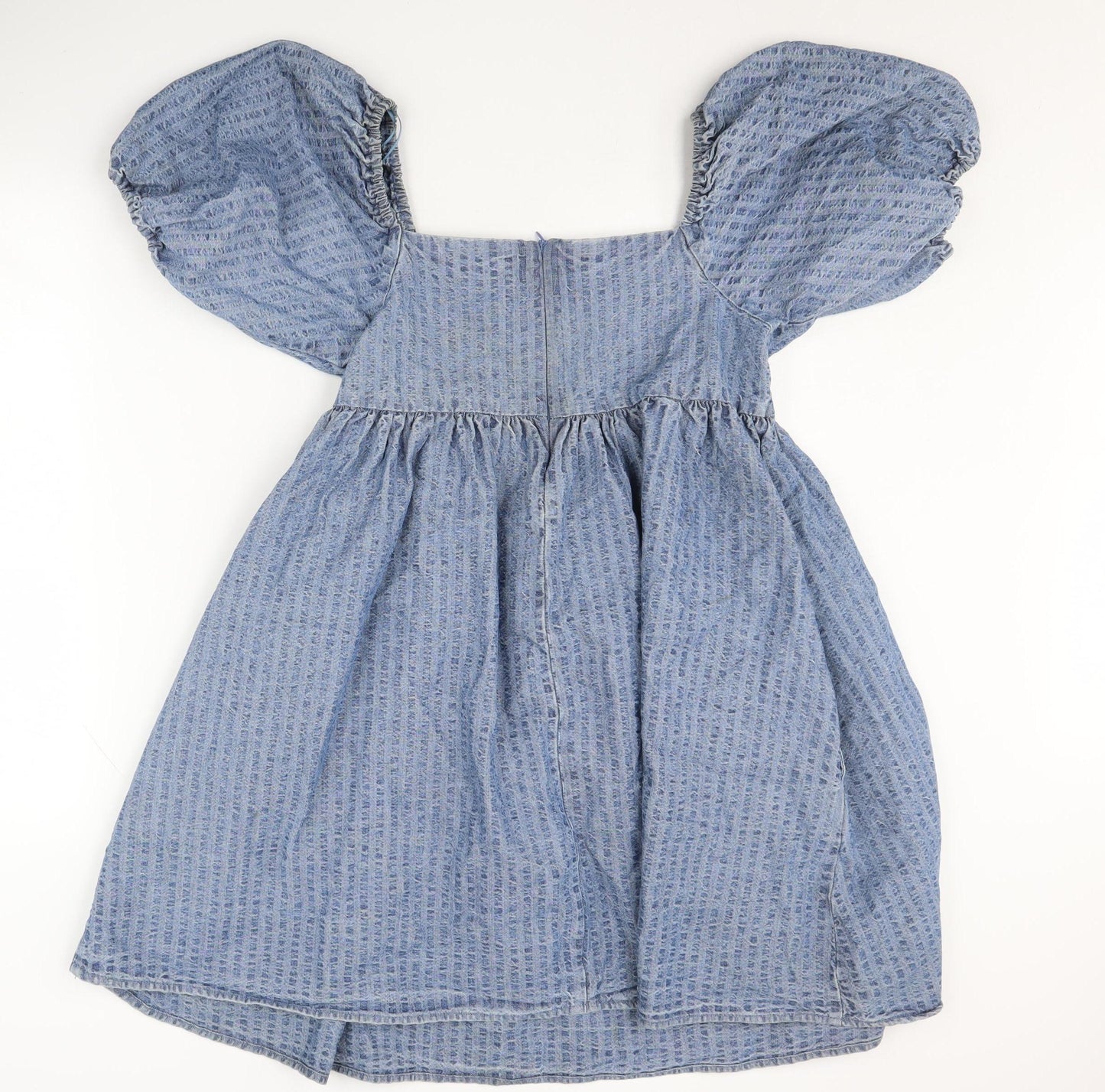 Levi's Women's Blue Puff Sleeve Dress Size S