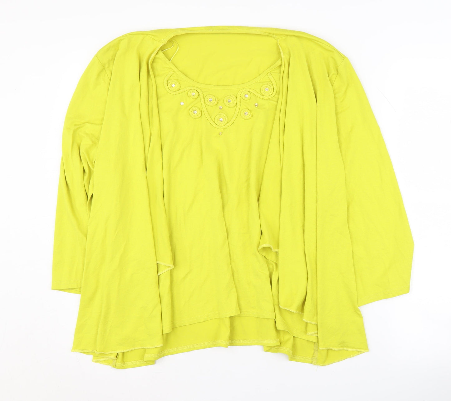 Jenny Loyd Women's Size 22 Yellow Outfit Long Sleeve
