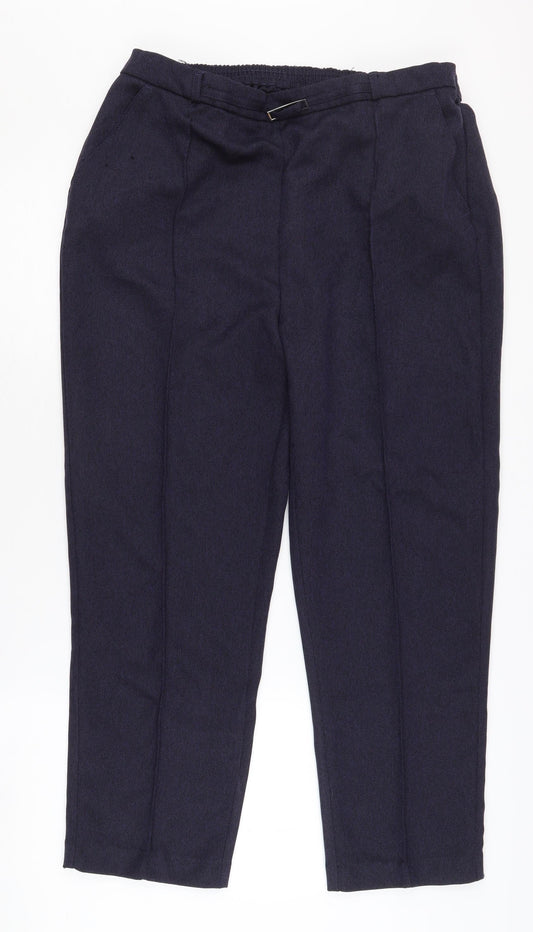 Honor Millburn Women's Blue Regular Fit Trousers