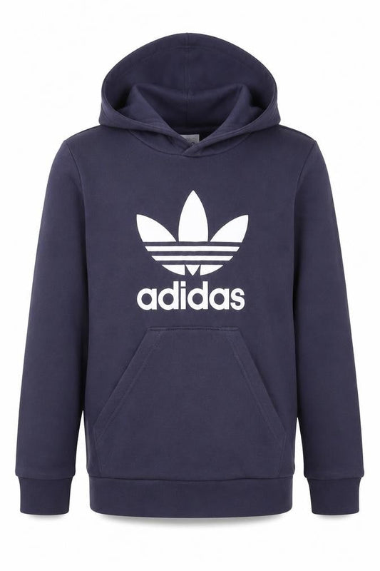Adidas Boys Blue Pullover Hoodie 7-8 Years