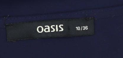 Oasis Women's Multicoloured Aztec Blouse Size 10
