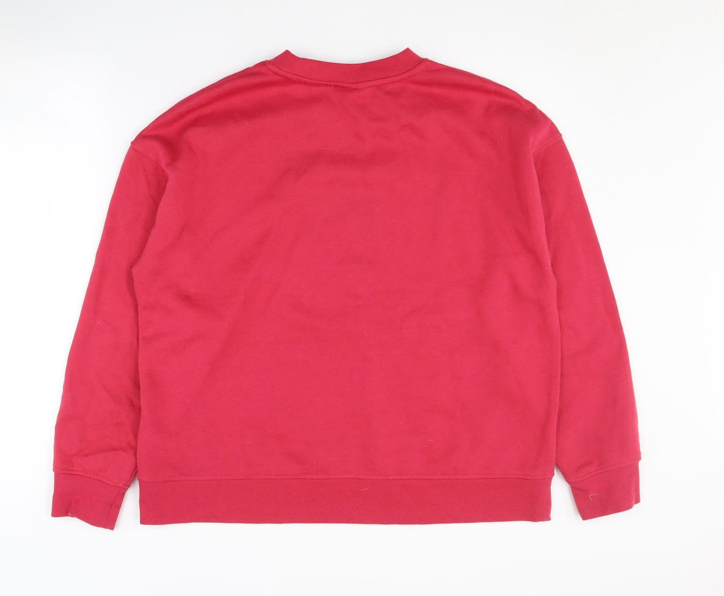 Disney Women's Red M Sweatshirt Lilo & Stitch Graphic