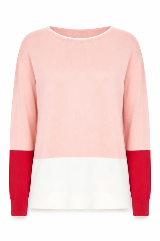 Front view of Principles Women's Pink, size 10, jumper