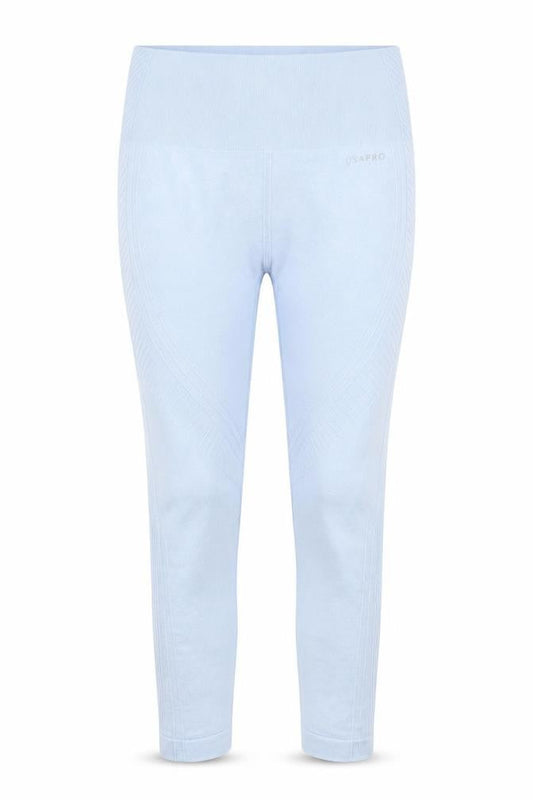 USAPRO Women's Blue Compression Leggings L - Slim Fit