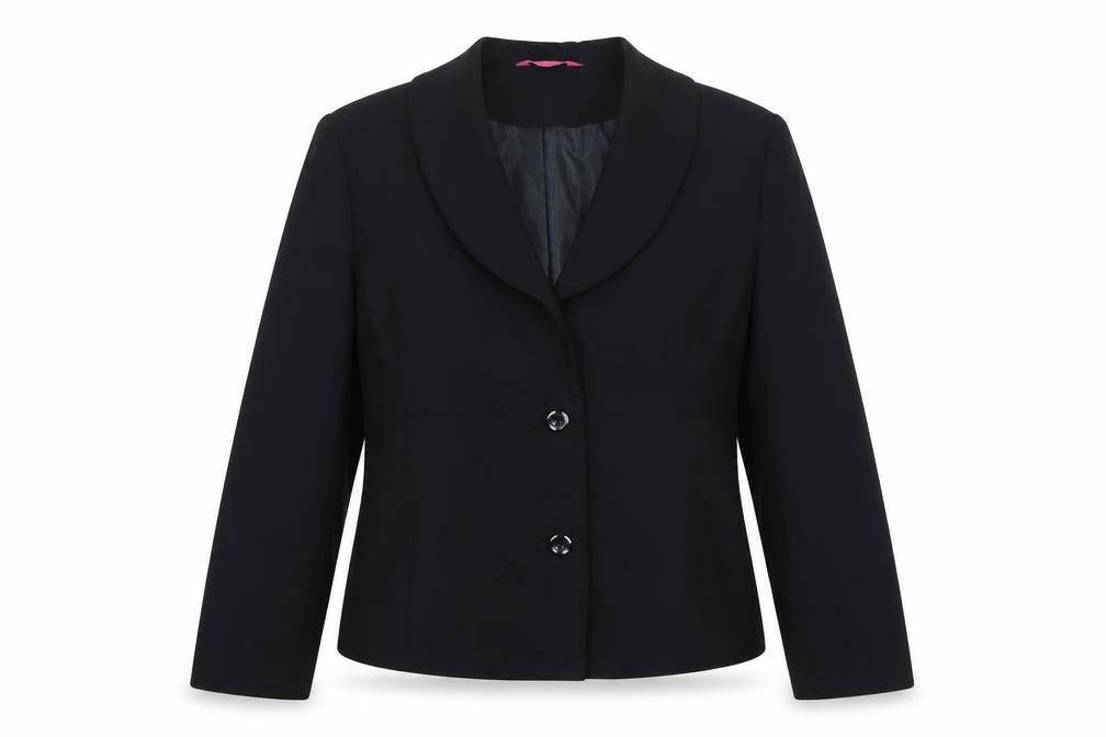 For Women Women's Black Polyester Blazer Size 12