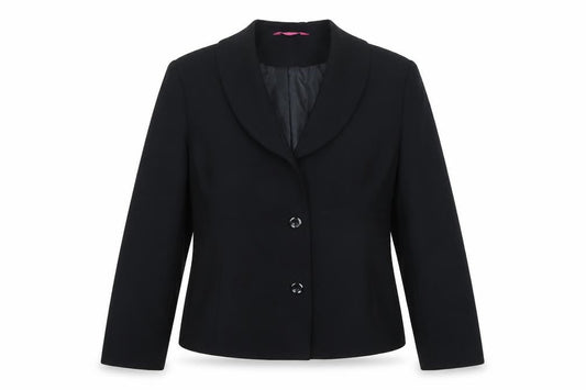 For Women Women's Black Polyester Blazer Size 12