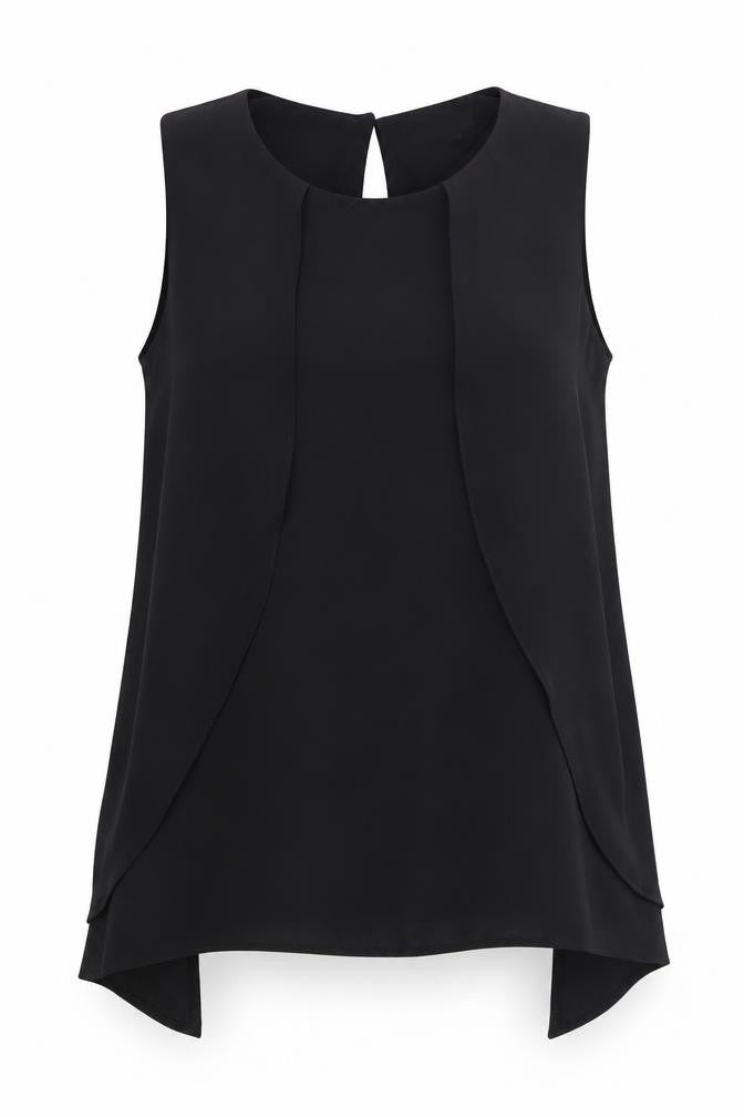 Paraphrase Women's Black Sleeveless Blouse Size 12
