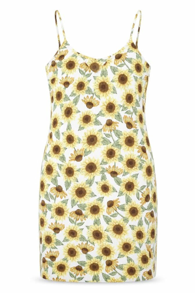Monki Women's Multicoloured Floral Dress Size 8