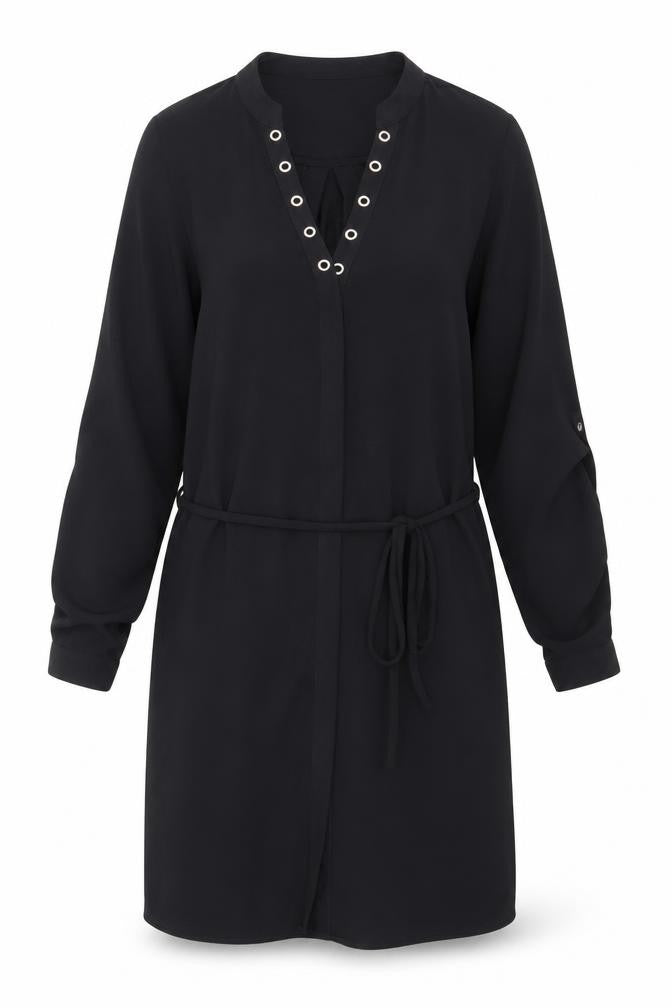 River Island Women's Black V-Neck Dress Size 10