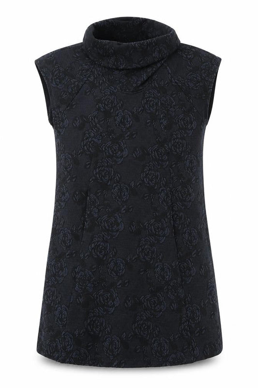 VIZ-A-VIZ Women's Black Floral Dress Size 10