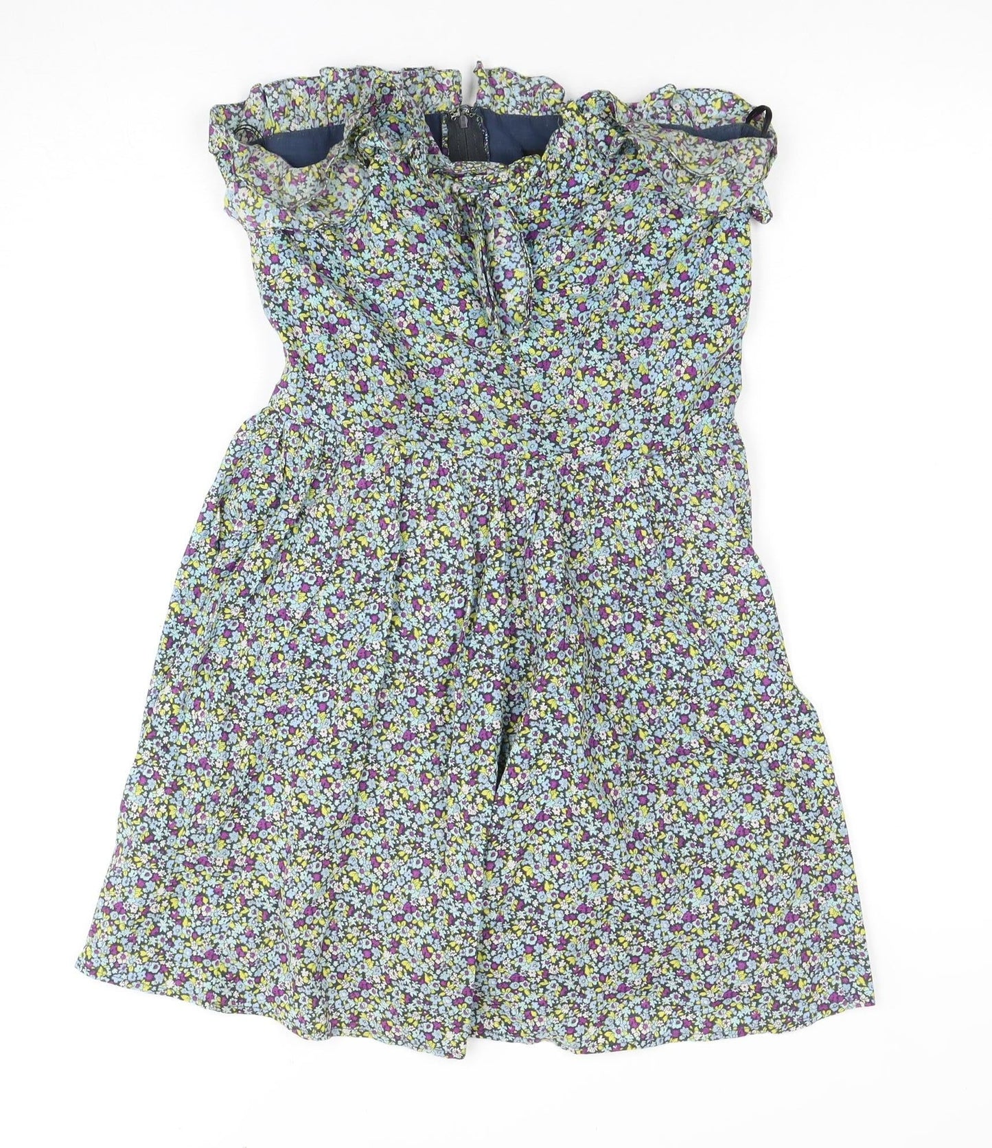 QED London Women's Multicoloured Floral Dress Size 10