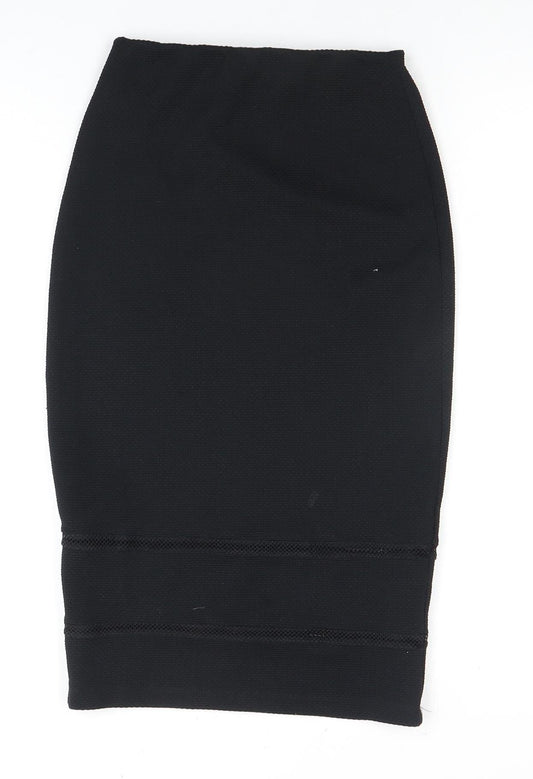 River Island Women's Black Pencil Skirt Size 6