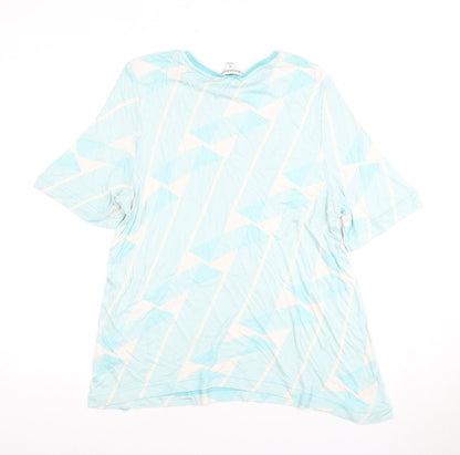 Back view of Autograph Women's Geometric Top, size 14, Short Sleeve
