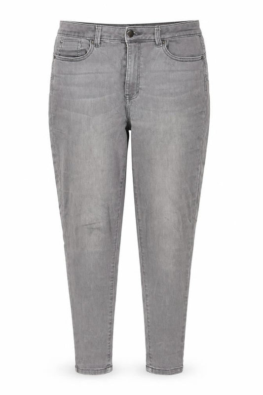 Women's Grey Slim Jeans, Size 14 Slim, Shaping Fit