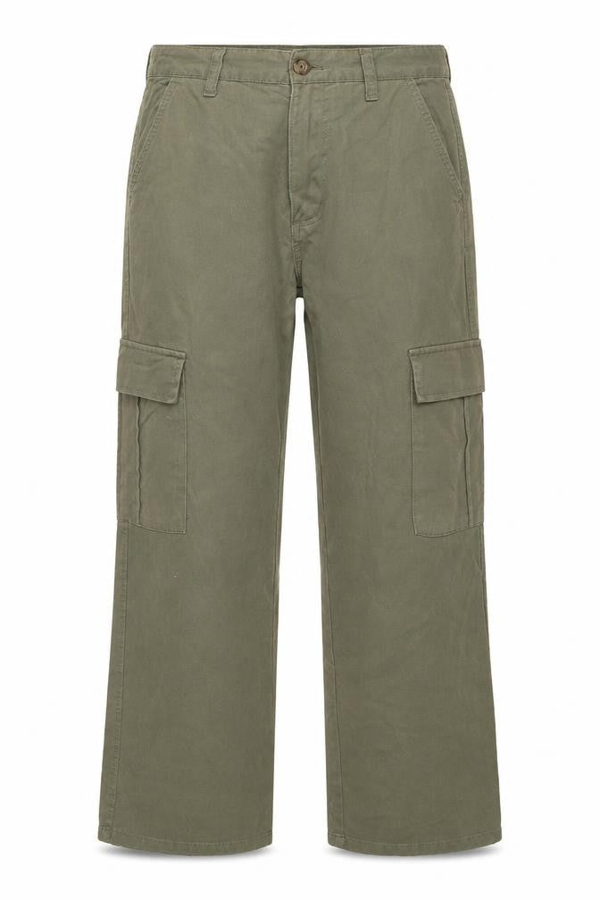 Stradivarius Women's Green Straight-Leg Jeans, Size 12, Excellent Condition
