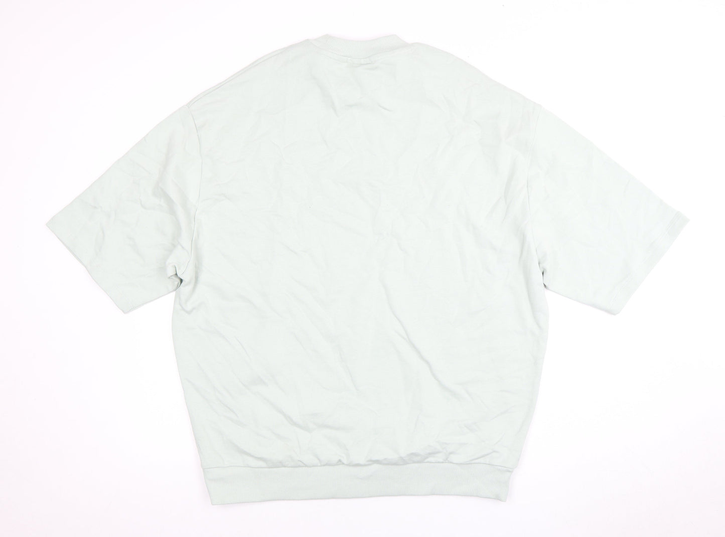 ASOS Design Men's Light Green Crew Neck T-Shirt - Size L