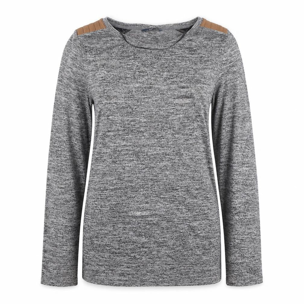 Only Women's Grey Long Sleeve Jersey T-Shirt - Size L
