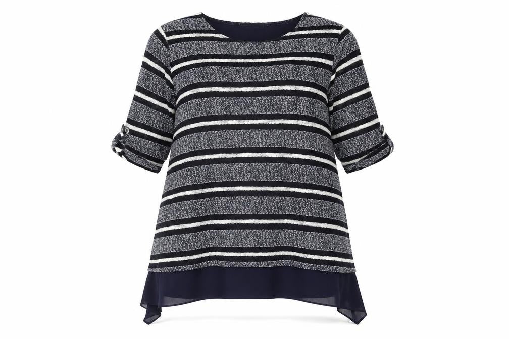 Lakeland Women's Multicoloured Striped Tunic, Size 14