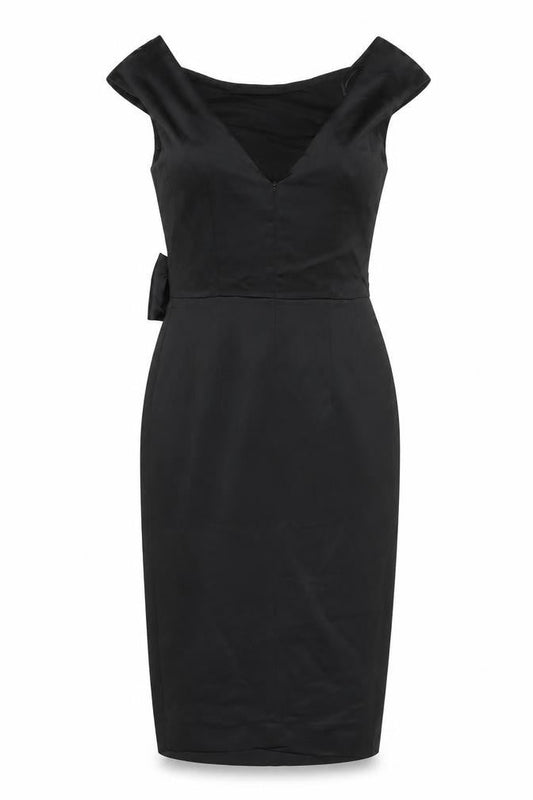 Oasis Women's Black Sleeveless Pencil Dress, Size 8