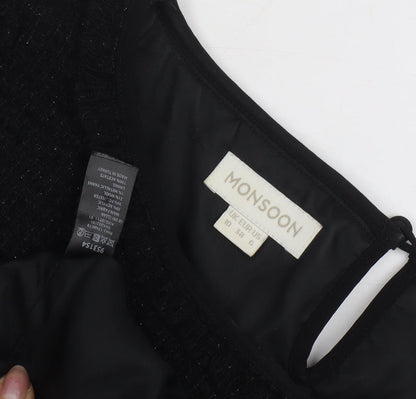 Monsoon Women’s Black Shift Dress Size 10