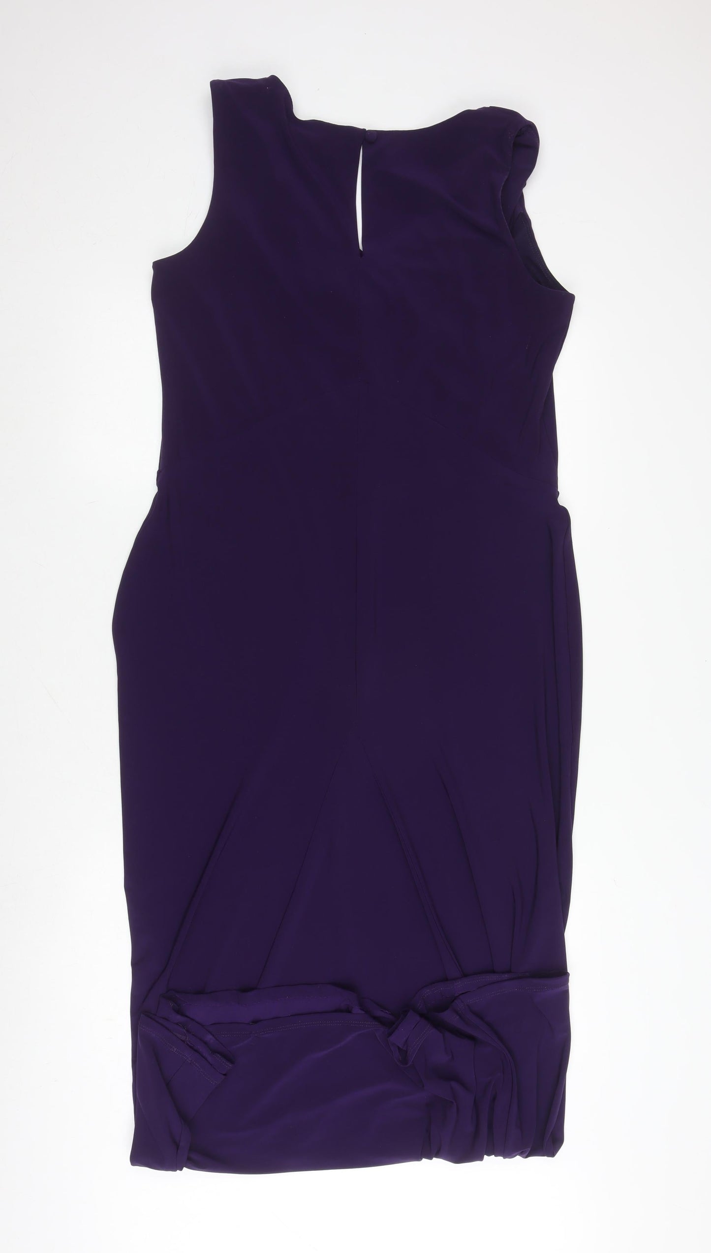 Wallis Women's Purple Sleeveless Dress Size 16