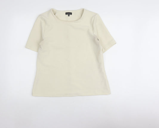 Warehouse Women's Beige T-Shirt, Size 12, New