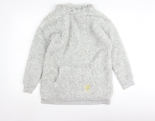George Disney Girls Grey Fleece Robe 8-10 Years