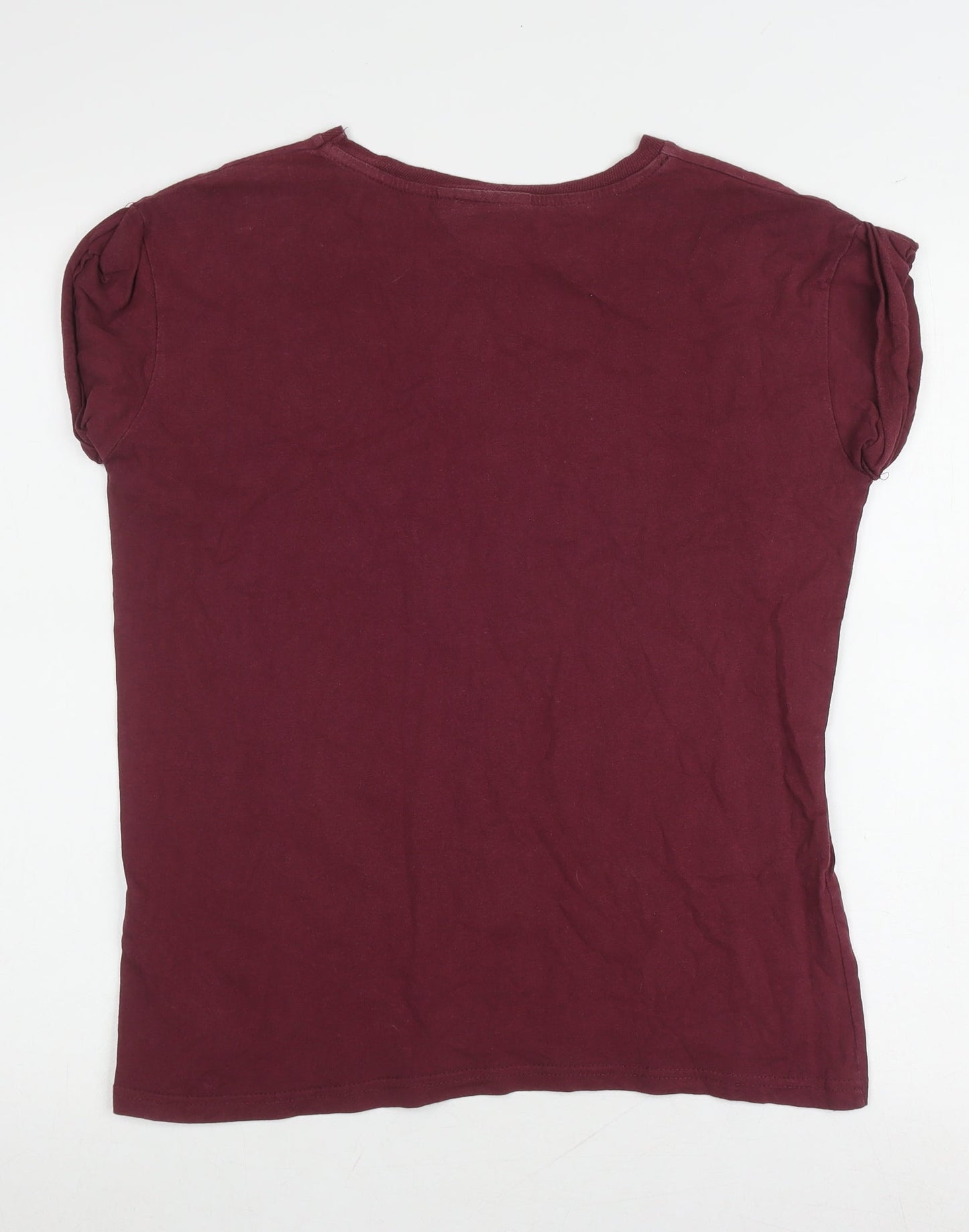 Harry Potter Womens Red T-Shirt, Size 8, School Theme