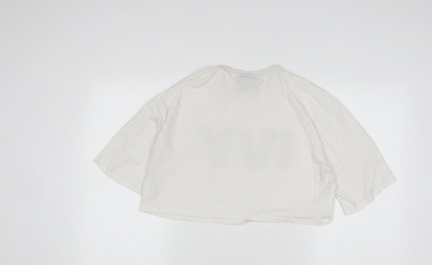 Ivy Park Women's White Cropped T-Shirt - S