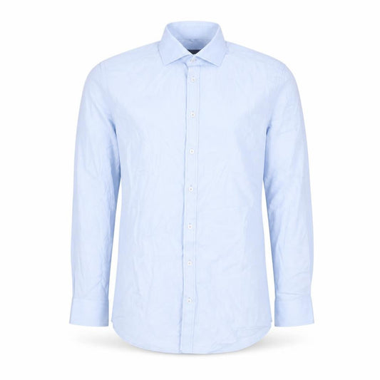 Mortimer & Armstrong Men's 17 Blue Slim Fit Long Sleeve Shirt