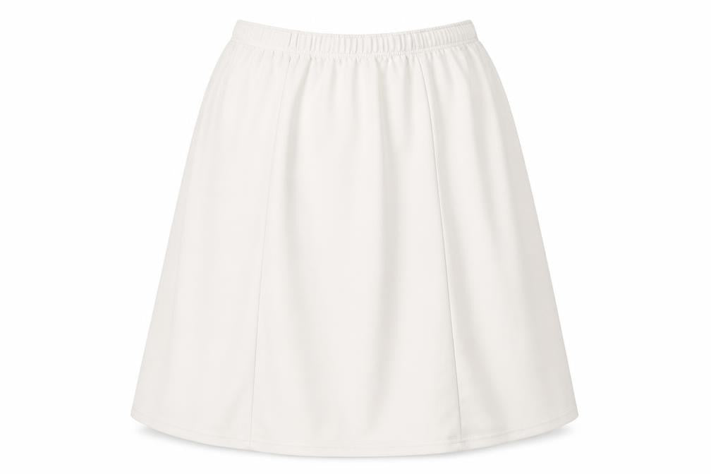 Being Casual Beige A-Line Skirt, Polyester, Size 28/30