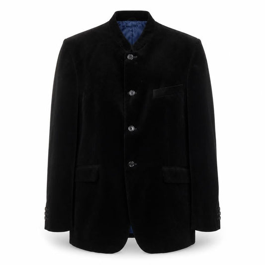River Island Men's Black Blazer 42 Regular Cotton