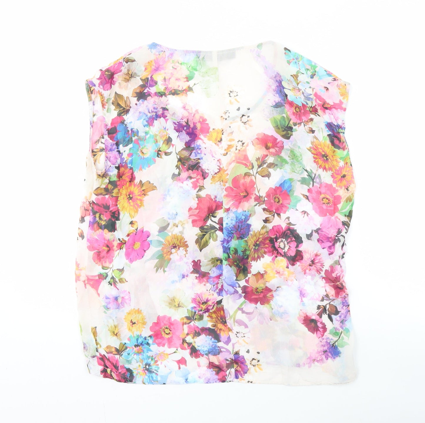 Topshop Petite Floral Blouse for Women, UK 8