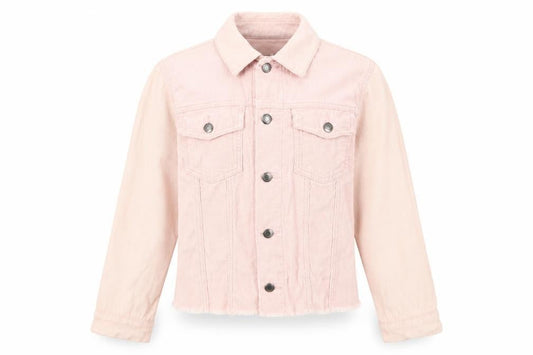 Boohoo Women's Pink Corduroy Jacket Size 8 Casual