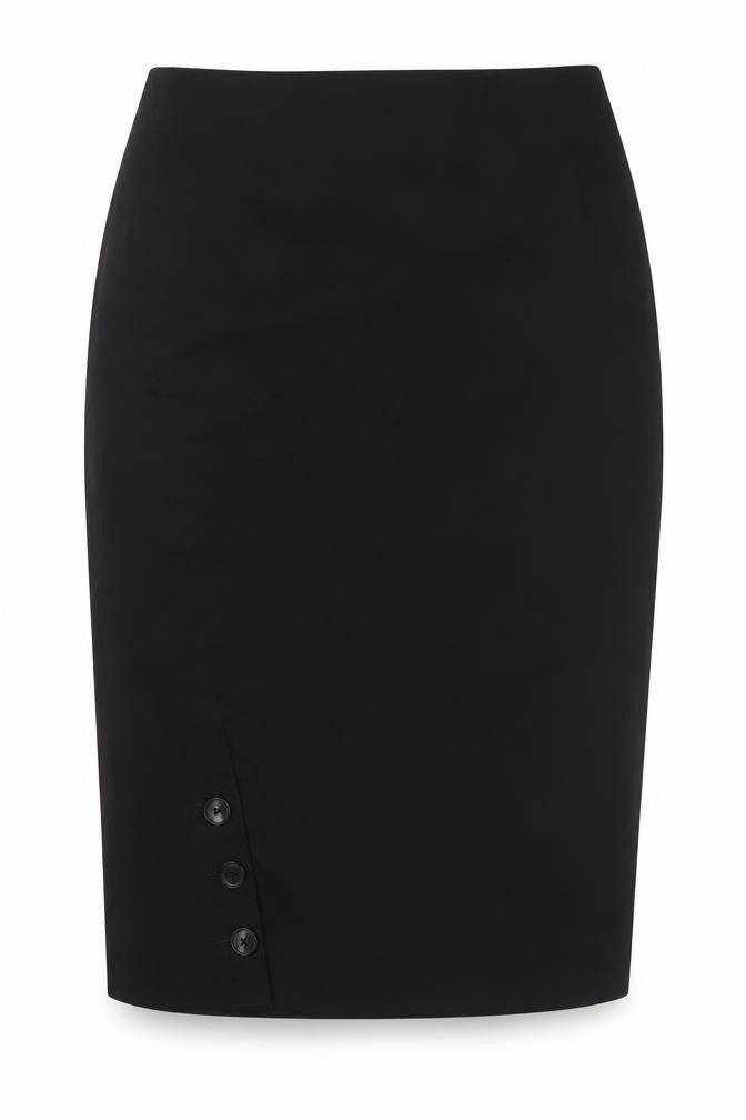 H&M Women's Black Midi Pencil Skirt - Size 8