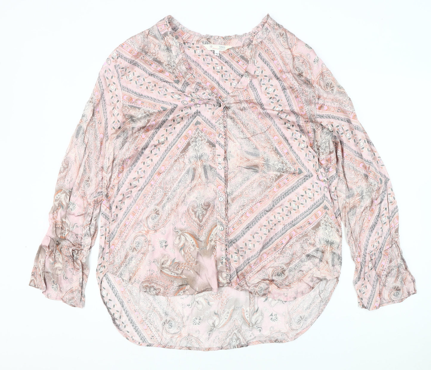 Odd Molly Women's Pink Paisley Blouse