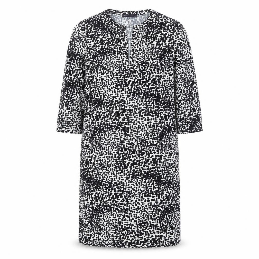 Marks & Spencer Women's Black Geometric Shift Dress