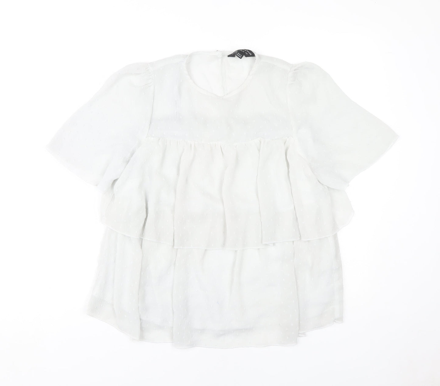 Dorothy Perkins Women's White Blouse Size 12 Casual Wear