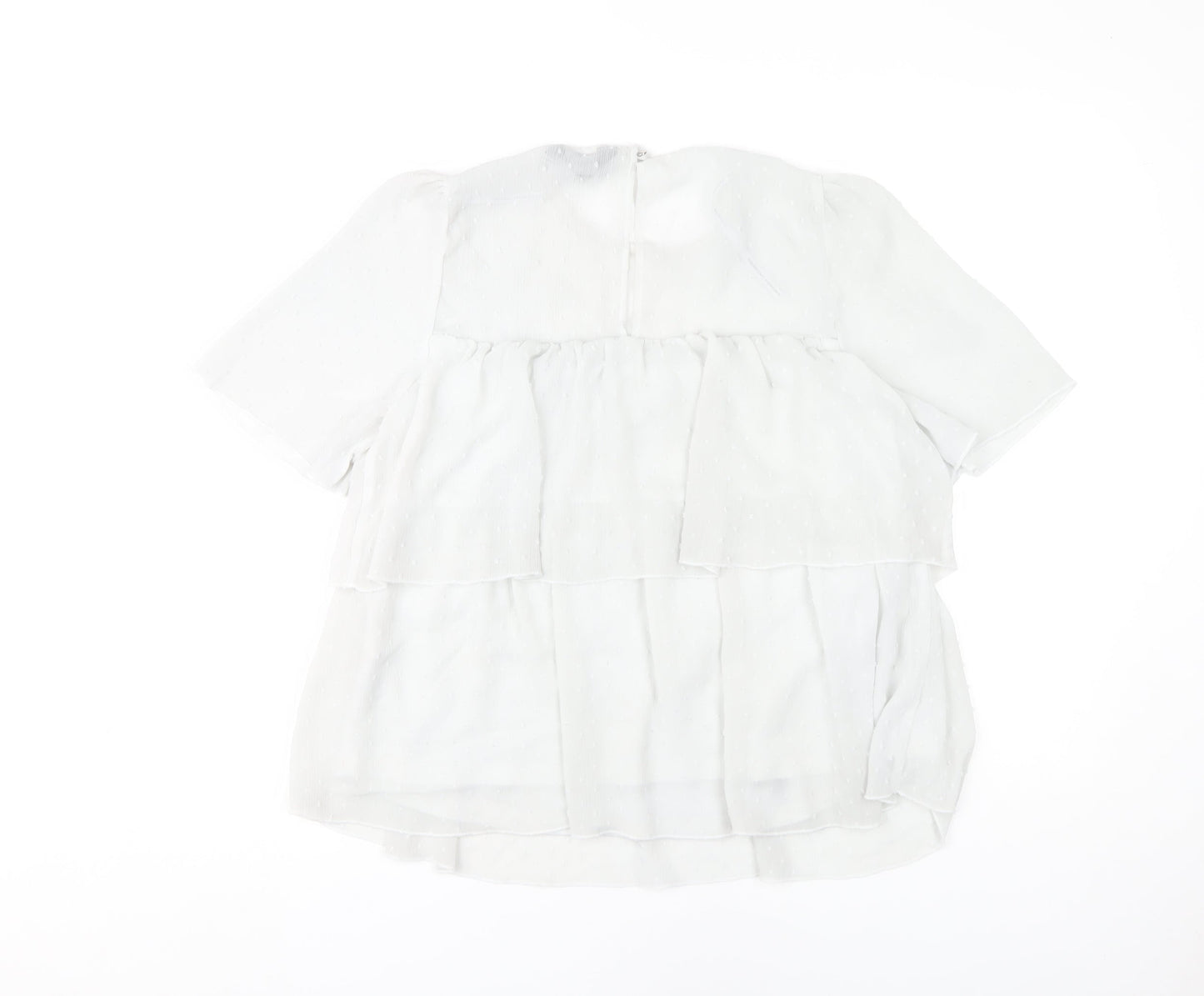 Dorothy Perkins Women's White Blouse Size 12 Casual Wear