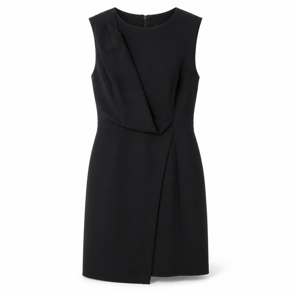 Topshop Women's Black Shift Dress - Size 12