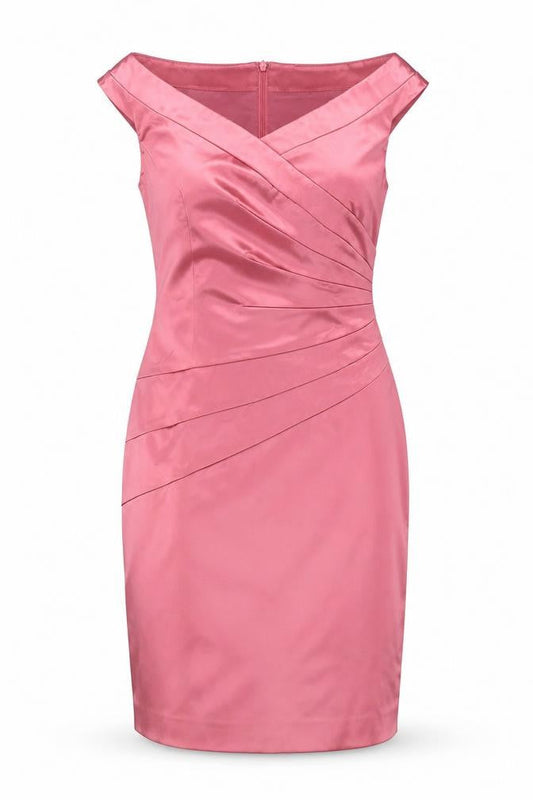 Coast Women's Pink Off the Shoulder Sheath Dress - Size 12