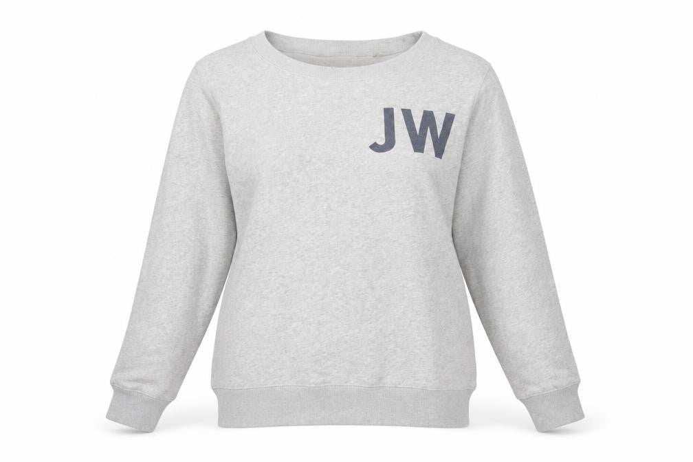 Jack Wills Women's Grey Pullover Sweatshirt, Size 10
