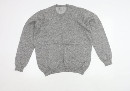 Marks & Spencer Men's Grey Medium Pullover Jumper