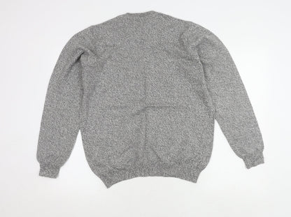 Marks & Spencer Men's Grey Medium Pullover Jumper