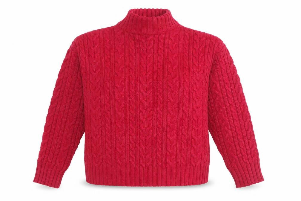 Next Women's Red Roll Neck Jumper M