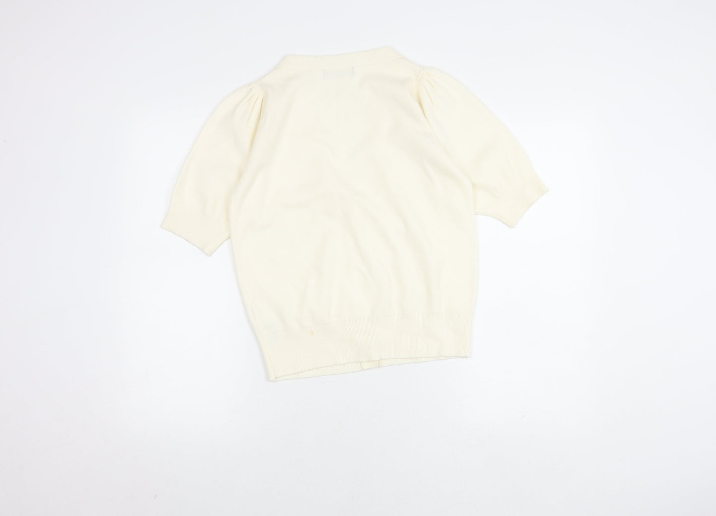 Marks and Spencer Women's Ivory Button-Up Cardigan